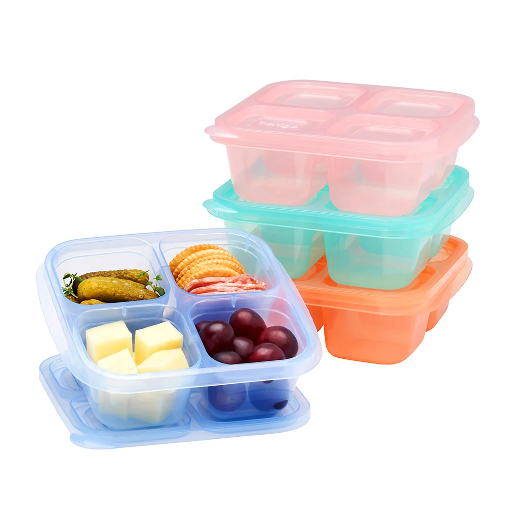 Bentgo Easyboxes 4-Compartment Snack Containers 8-Piece Set - Pastels - Image 28