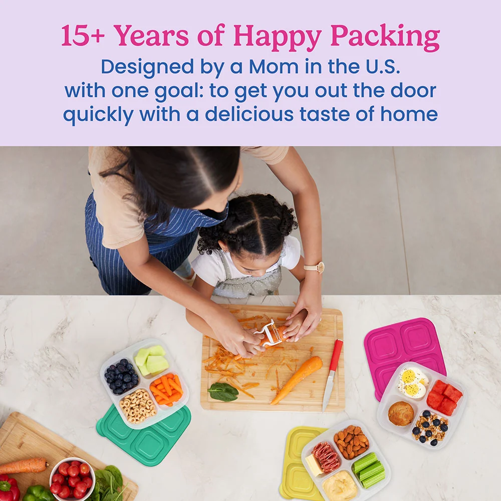 Bentgo Easyboxes 4-Compartment Snack Containers 8-Piece Set - Pastels - Image 13