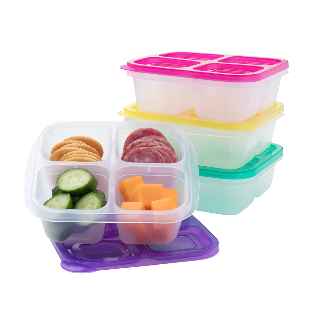 Bentgo Easyboxes 4-Compartment Snack Containers 8-Piece Set - Pastels - Image 10
