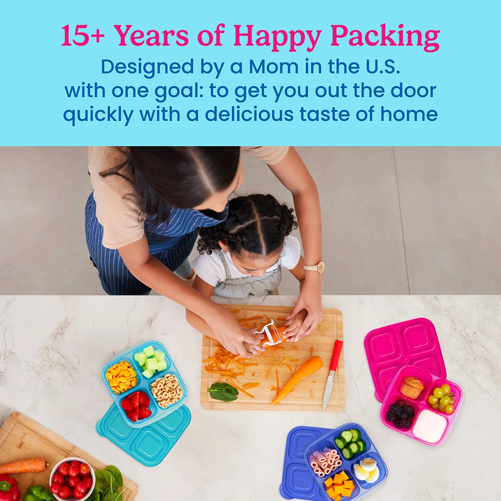 Bentgo Easyboxes 4-Compartment Snack Containers 8-Piece Set - Pastels - Image 22