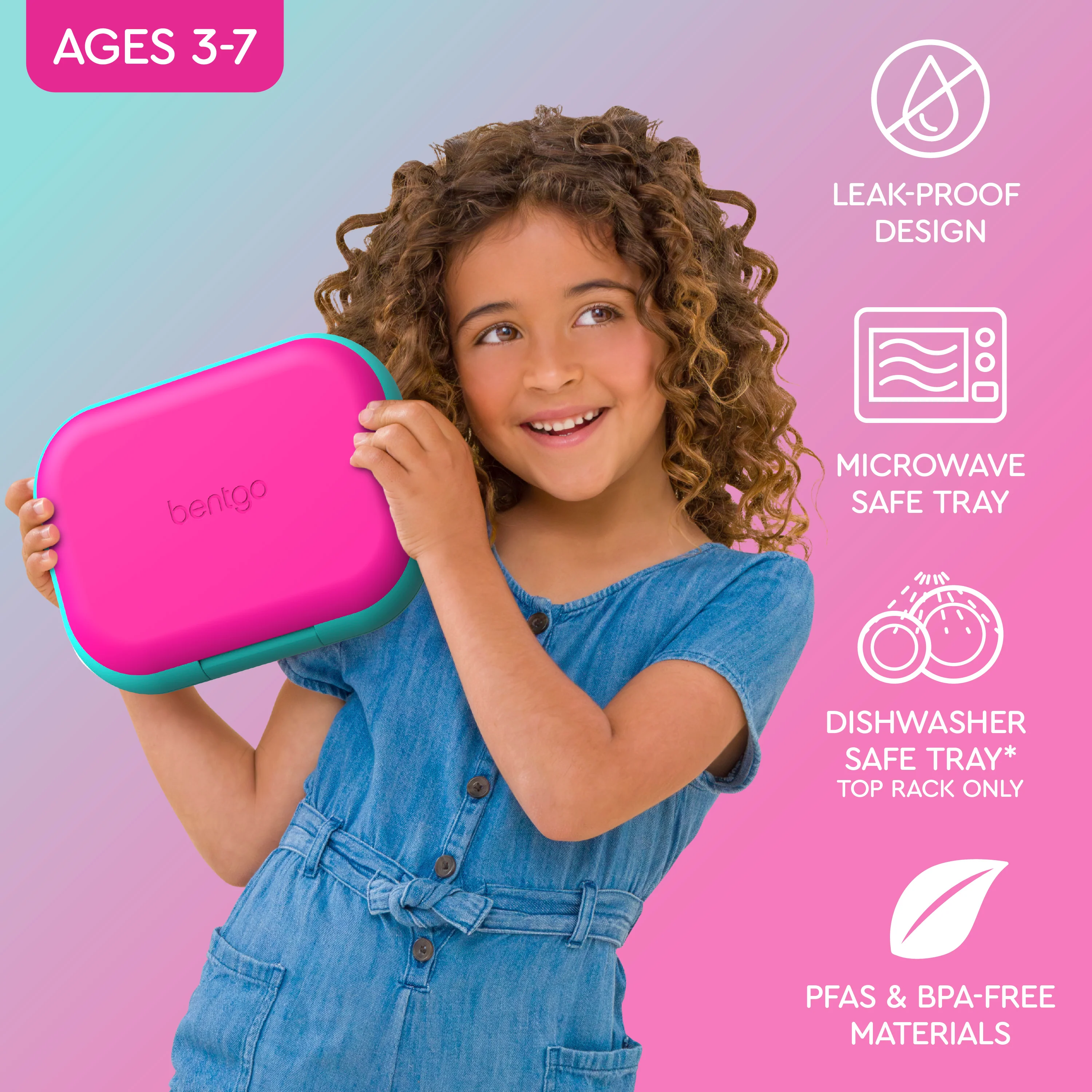 Bentgo Chill Kids Lunch Box (2-Pack) - Red/Royal - Image 13