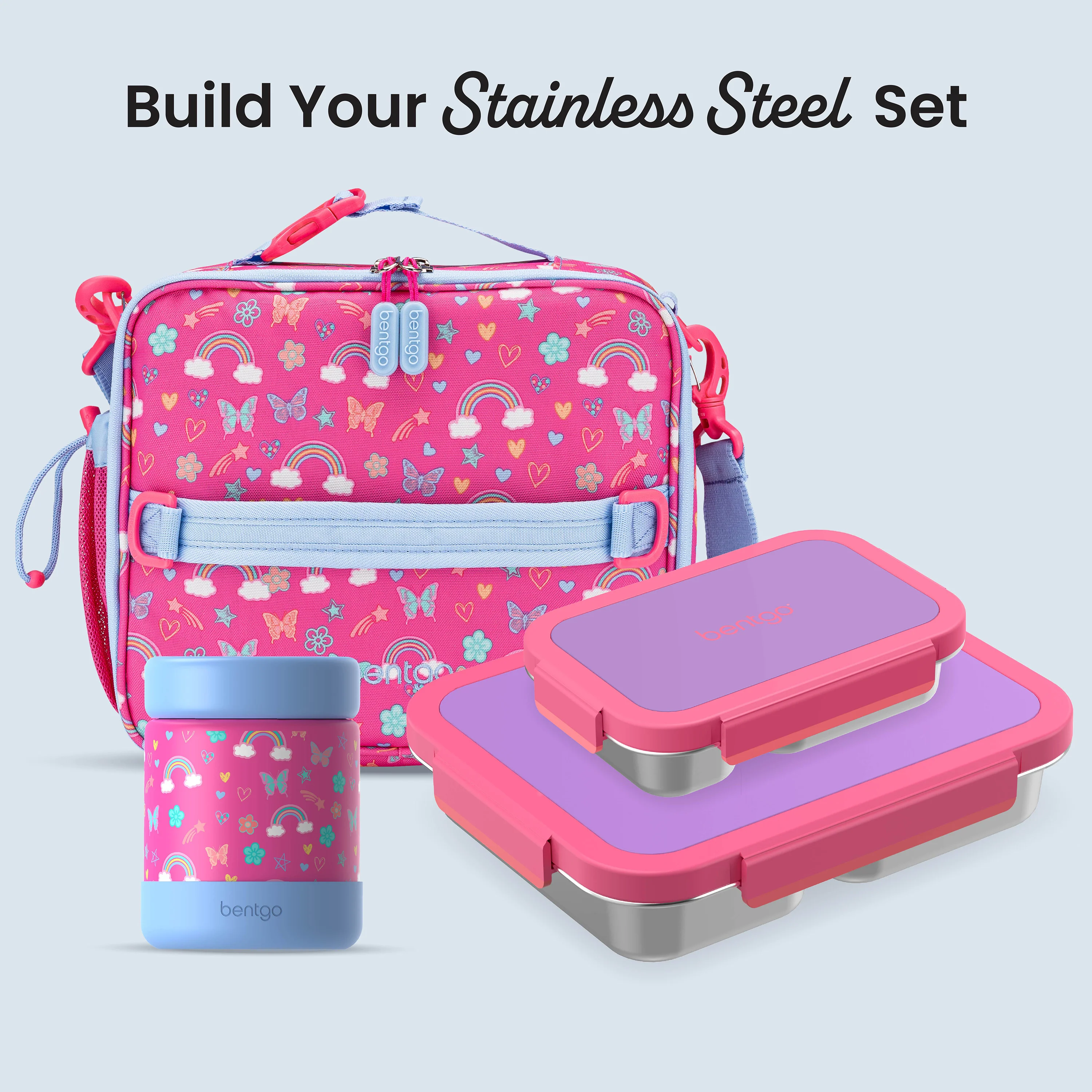 Bentgo Stainless Steel Snack Box - Strawberry - Image 7