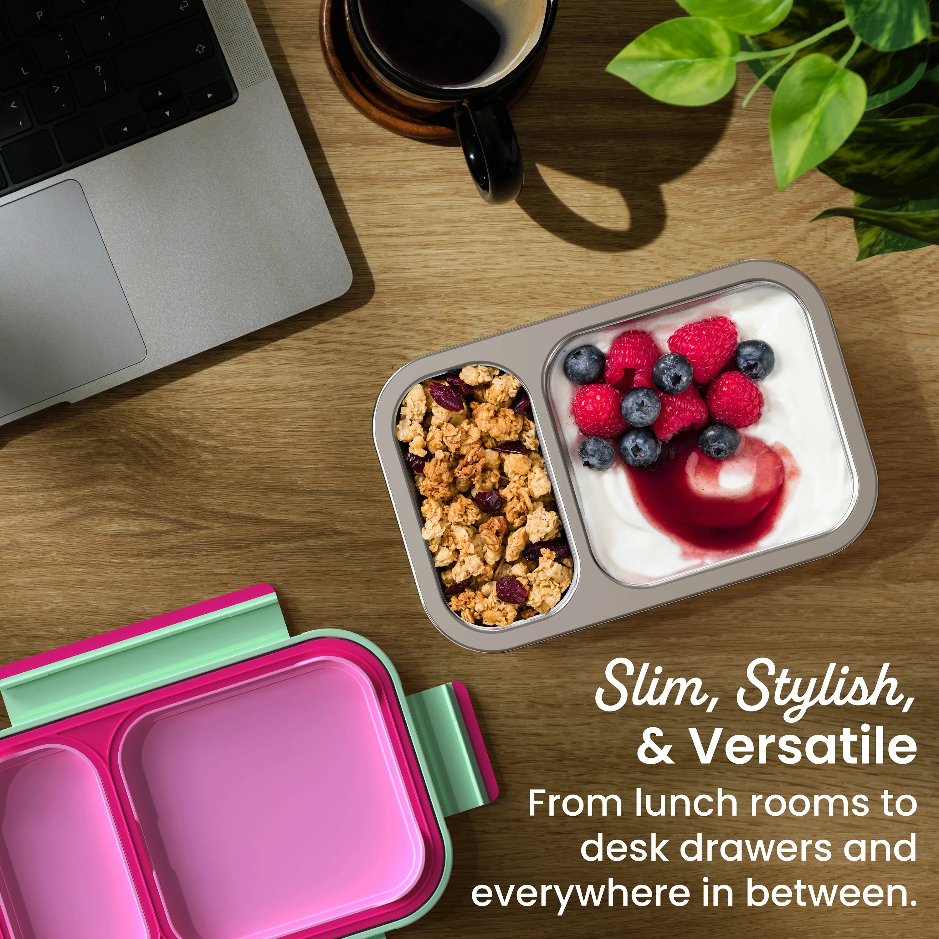 Bentgo Stainless Steel Snack Box - Strawberry - Image 14