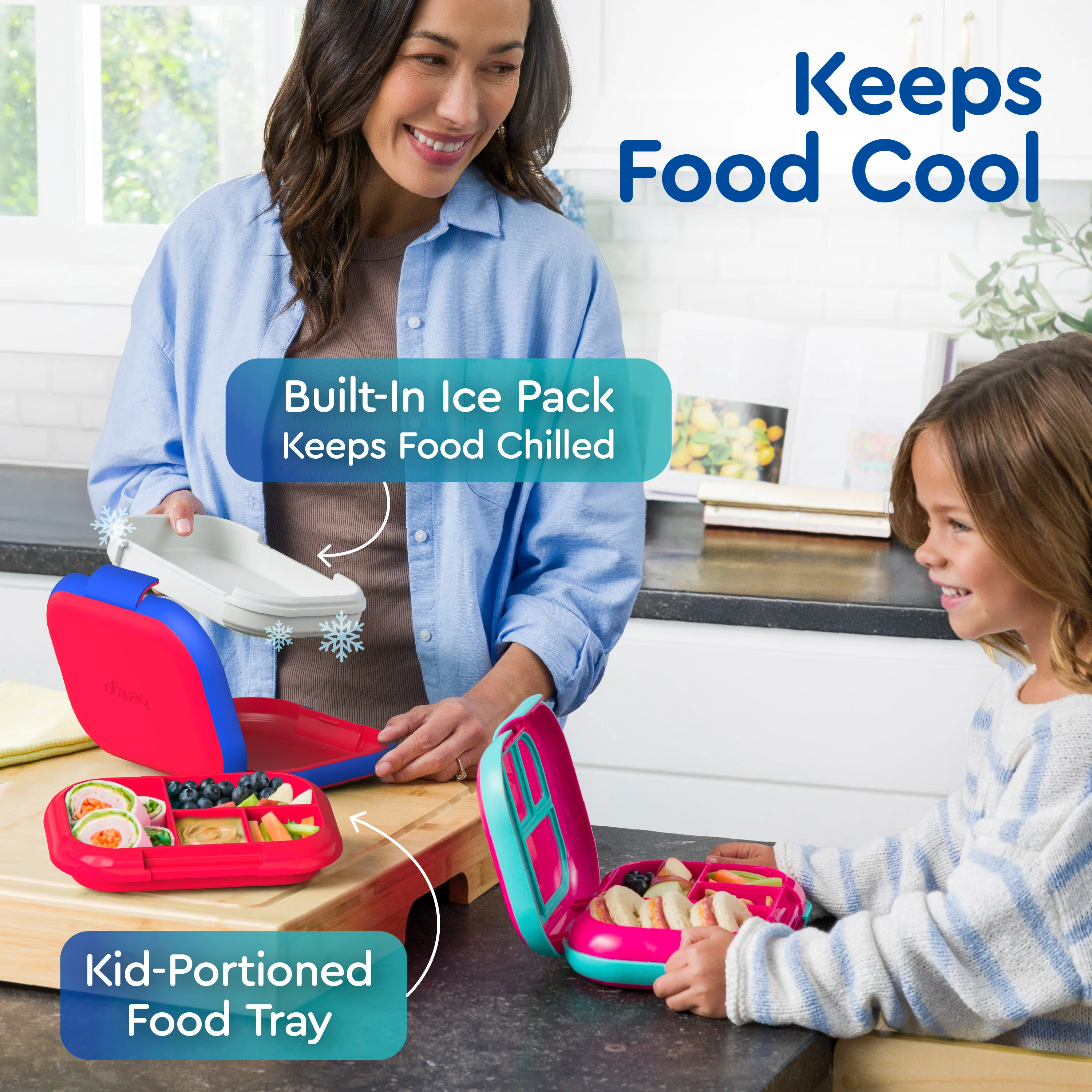 Bentgo Chill Kids Lunch Box (2-Pack) - Red/Royal - Image 21