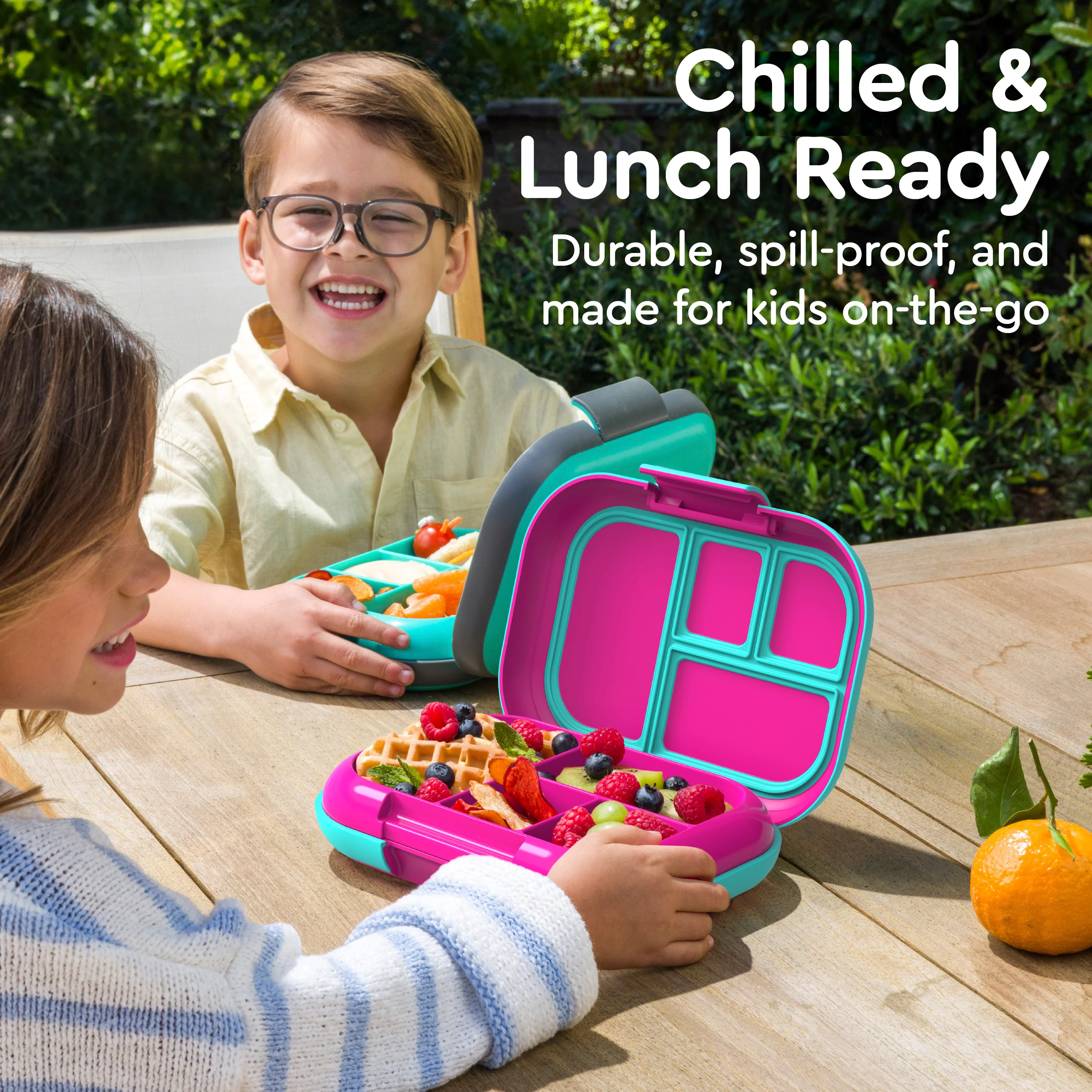 Bentgo Chill Kids Lunch Box (2-Pack) - Red/Royal - Image 14
