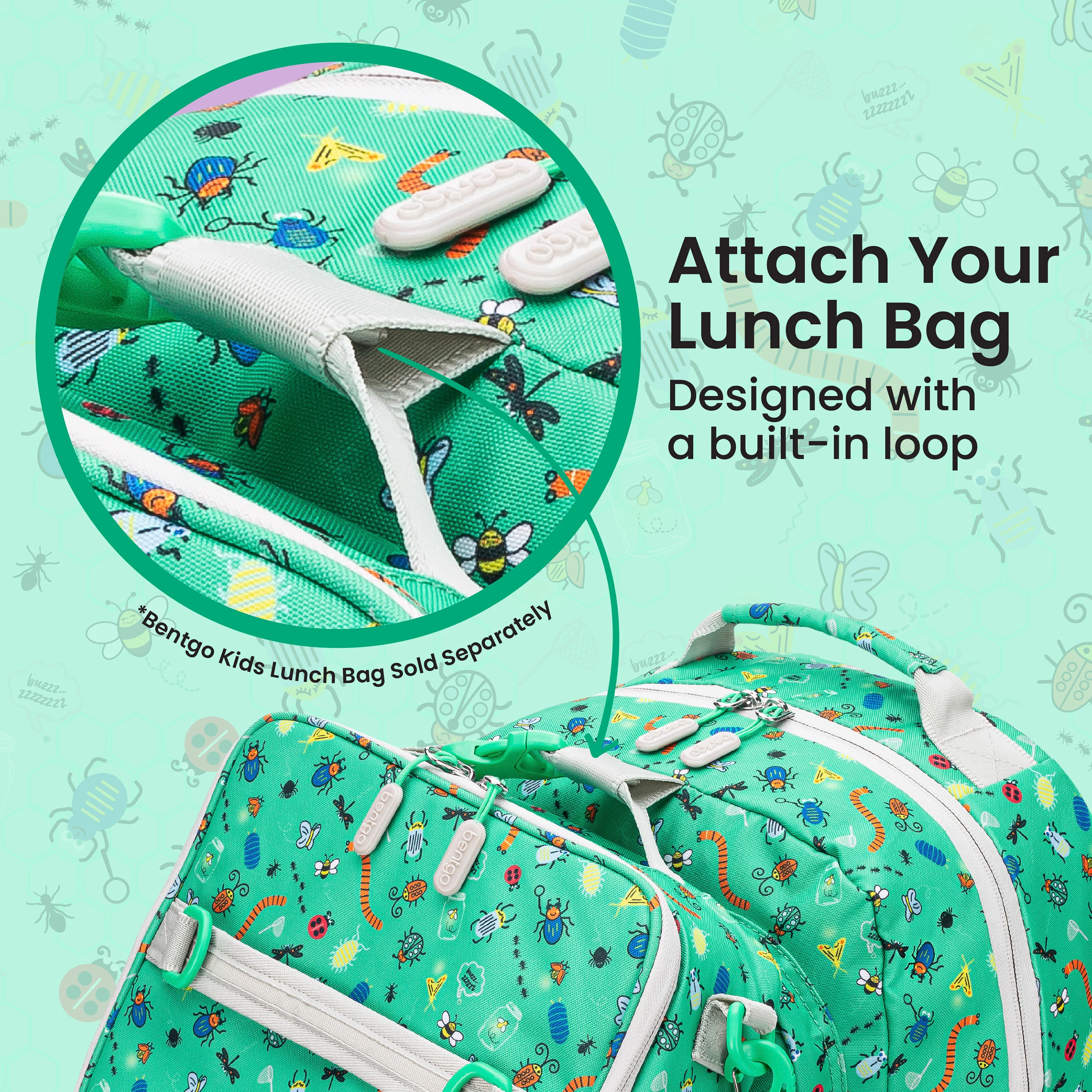 Bentgo Kids Prints Backpack - Bug Buddies - Image 46