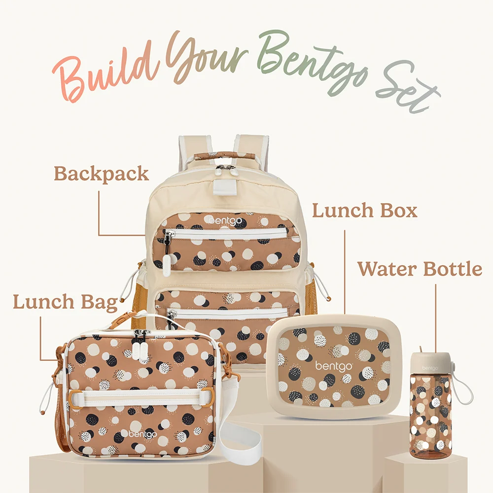 Bentgo Kids Whimsy & Wonder Prints Water Bottle - Checker Gradient - Image 14