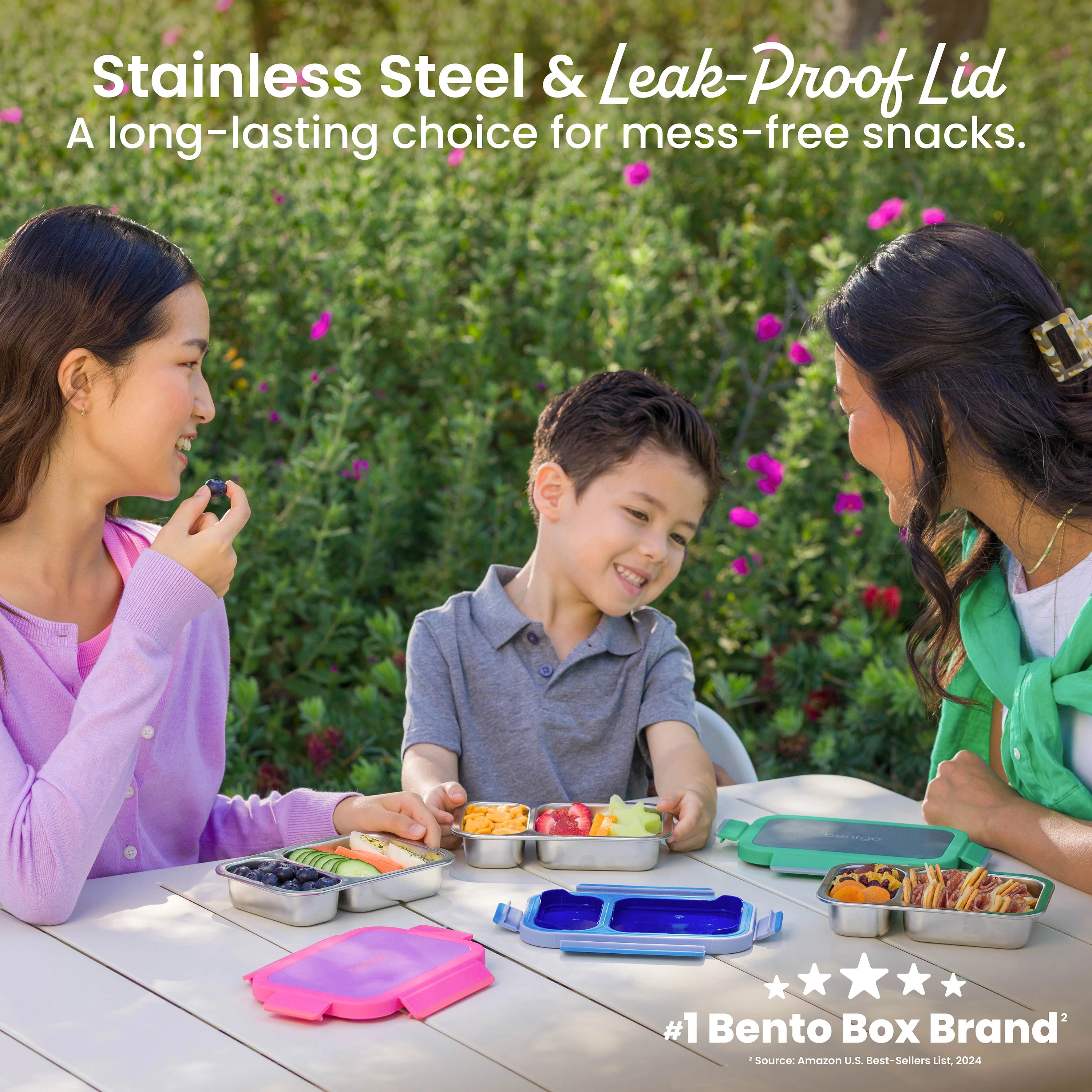 Bentgo Stainless Steel Snack Box - Strawberry - Image 10