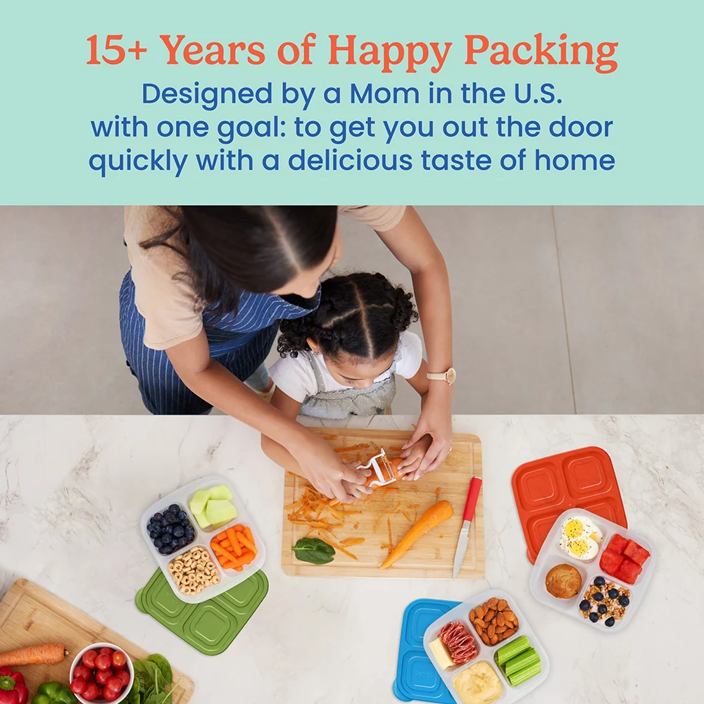 Bentgo Easyboxes 4-Compartment Snack Containers 8-Piece Set - Pastels - Image 4