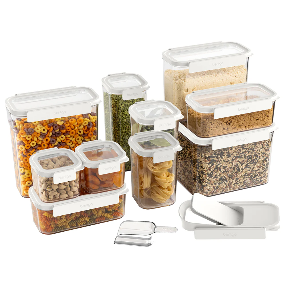 Bentgo Pantry Airtight Food Storage Containers (22-pcs) - Snow