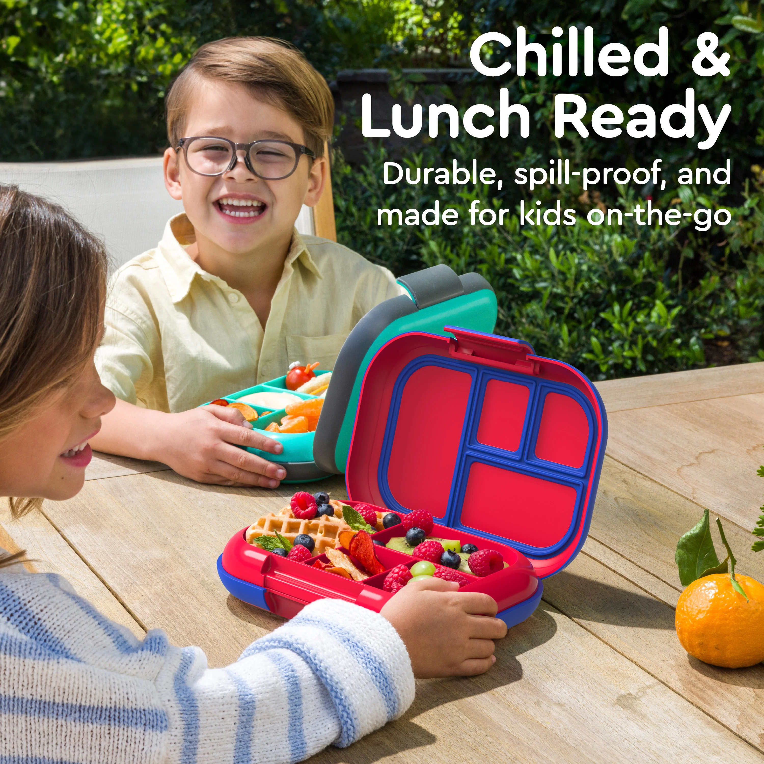 Bentgo Chill Kids Lunch Box (2-Pack) - Red/Royal - Image 23