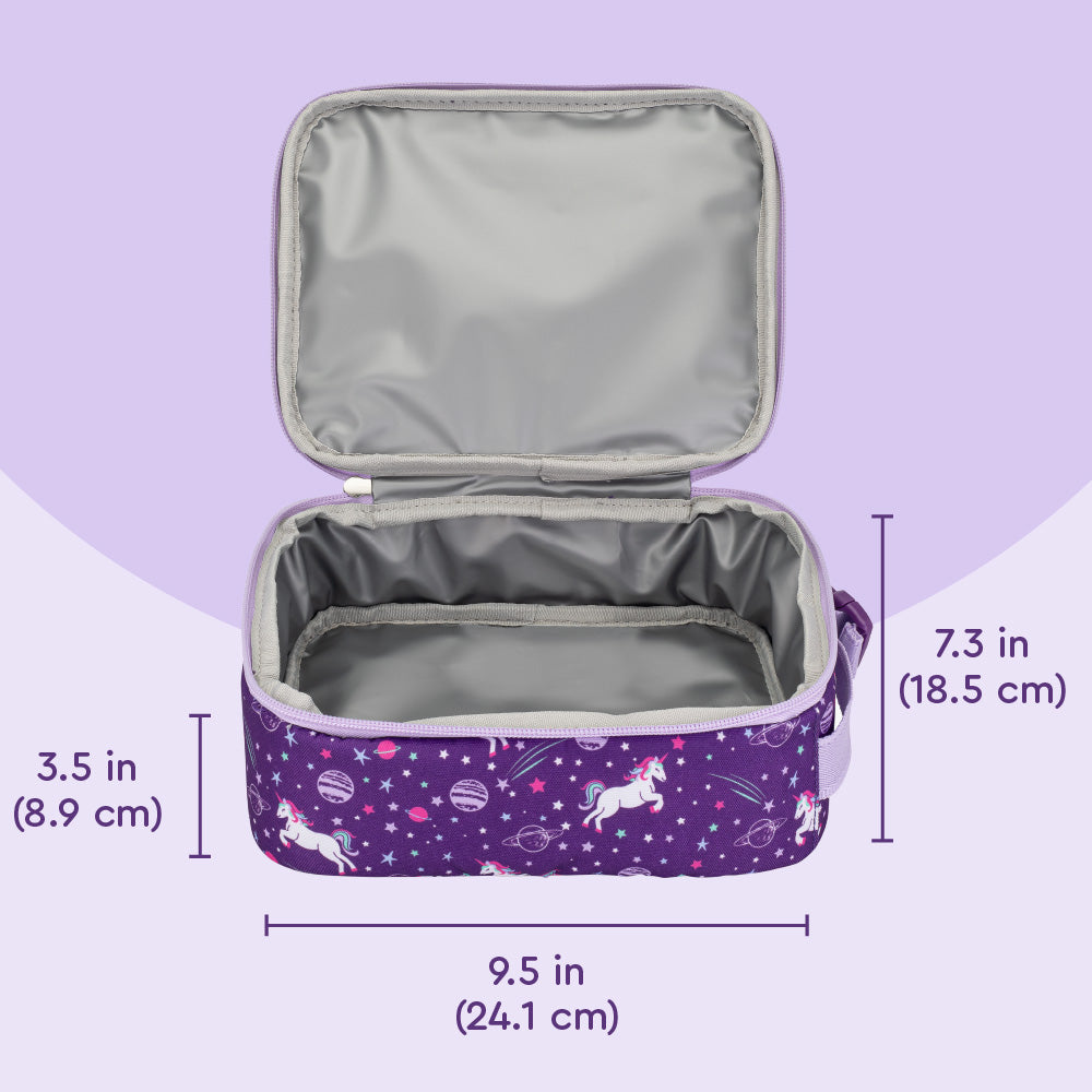 Bentgo Kids Snap & Go Lunch Box, Insulated Lunch Tote, & Ice Packs - Unicorn - Image 16