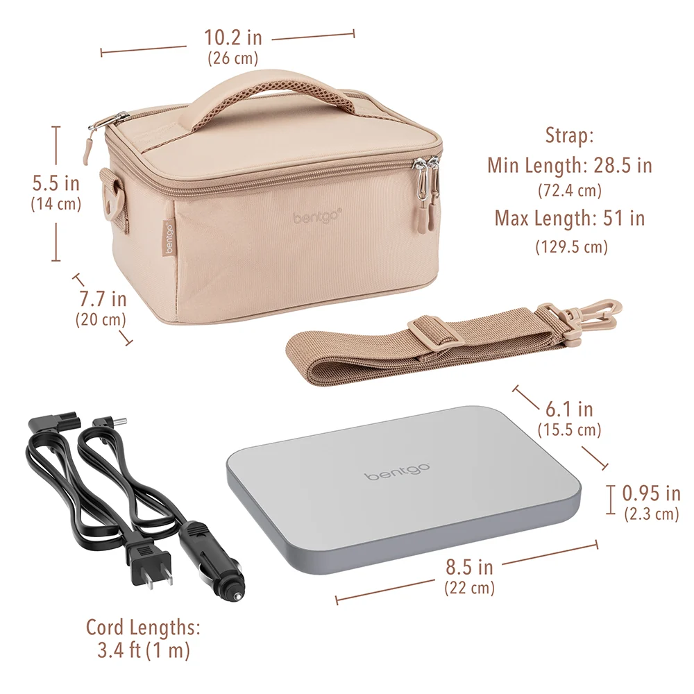 Bentgo Heat Electric Lunch Bag - Sand - Image 15