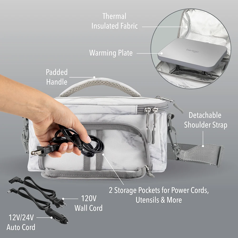 Bentgo Heat Electric Lunch Bag - Sand - Image 6