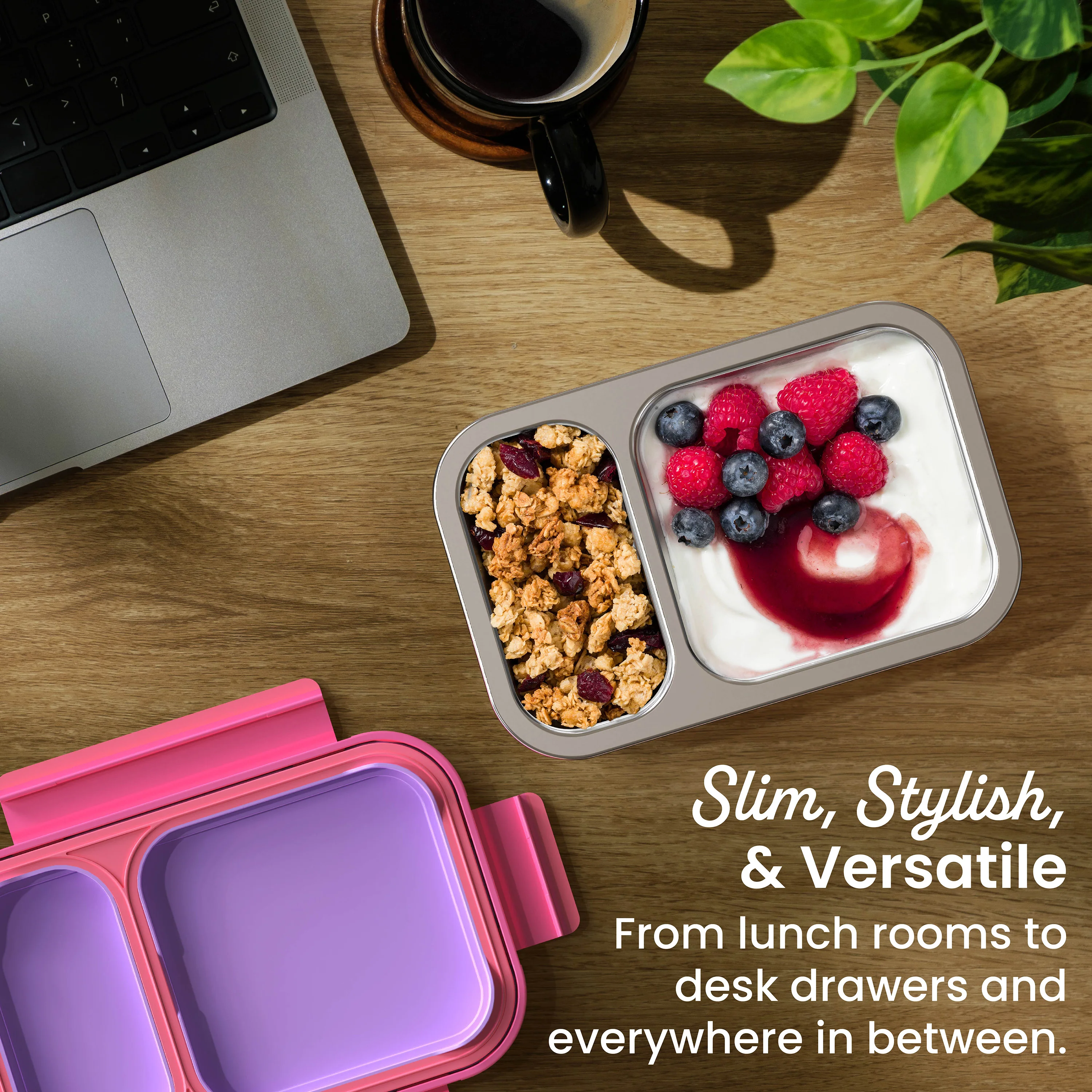 Bentgo Stainless Steel Snack Box - Strawberry - Image 6