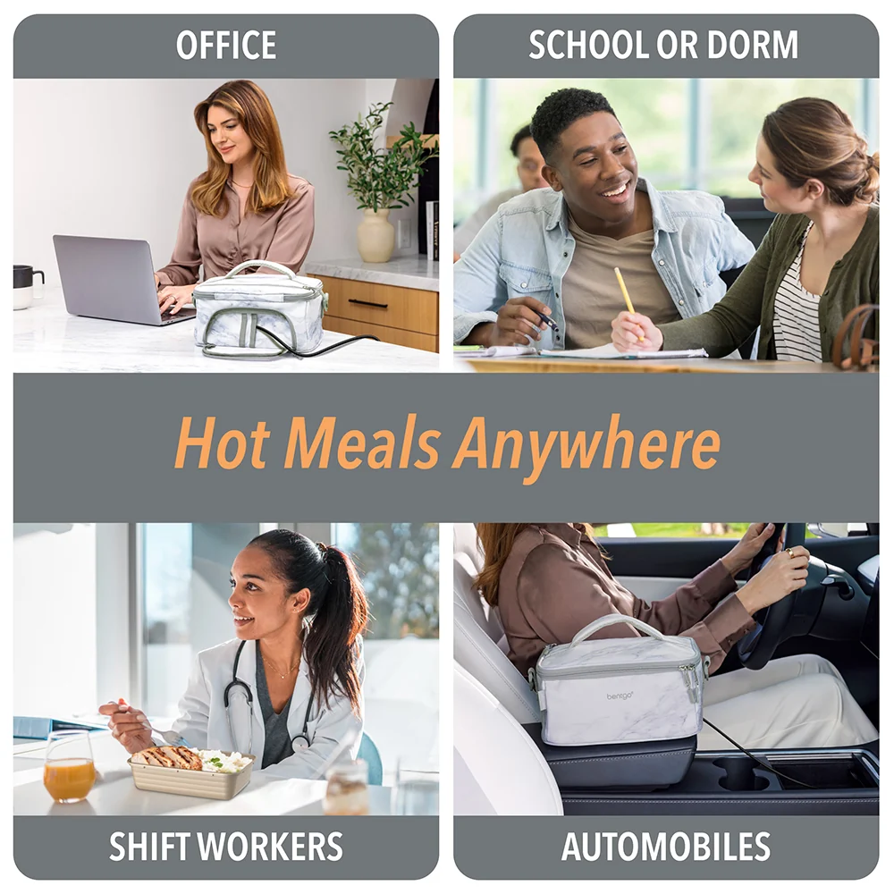 Bentgo Heat Electric Lunch Bag - Sand - Image 4