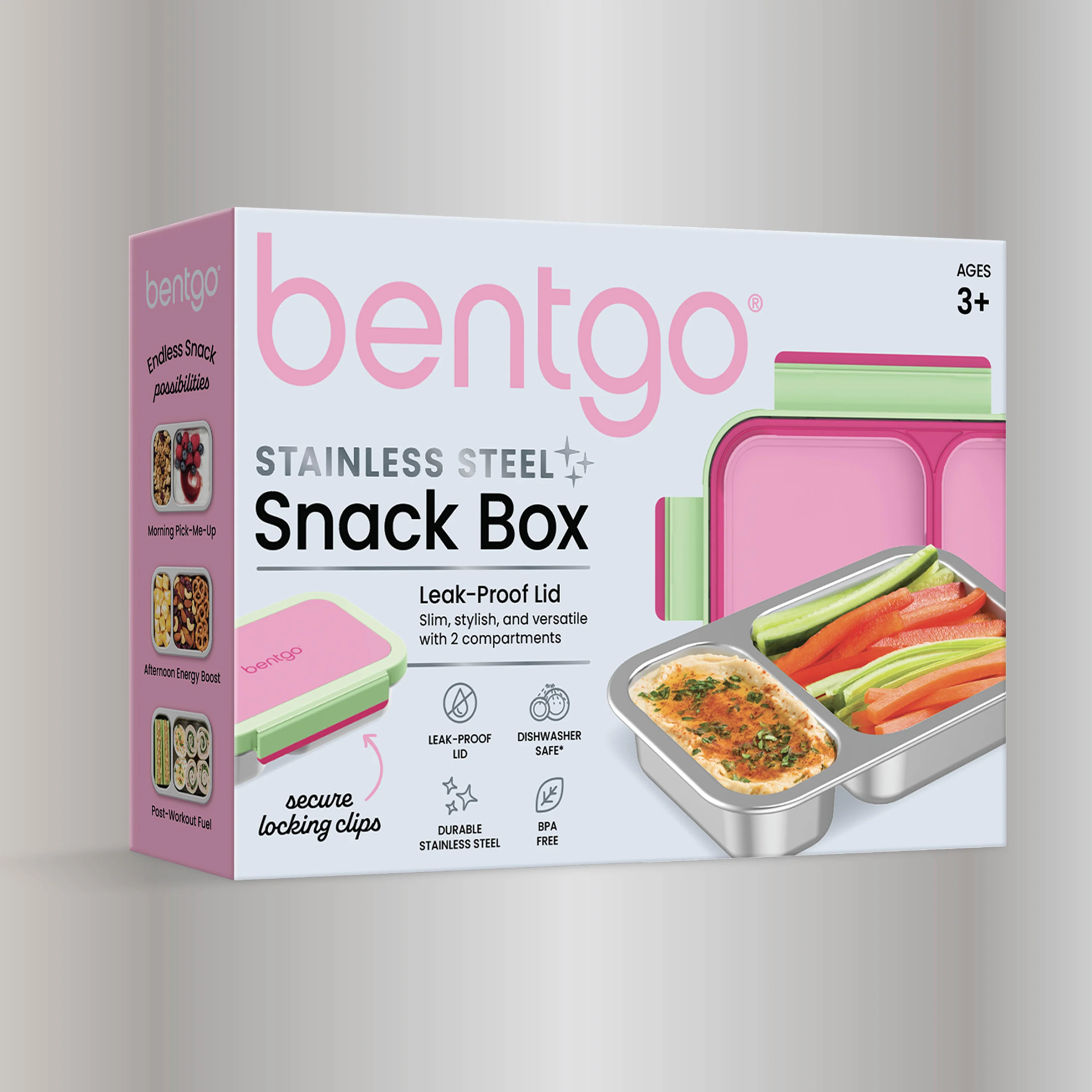 Bentgo Stainless Steel Snack Box - Strawberry - Image 16
