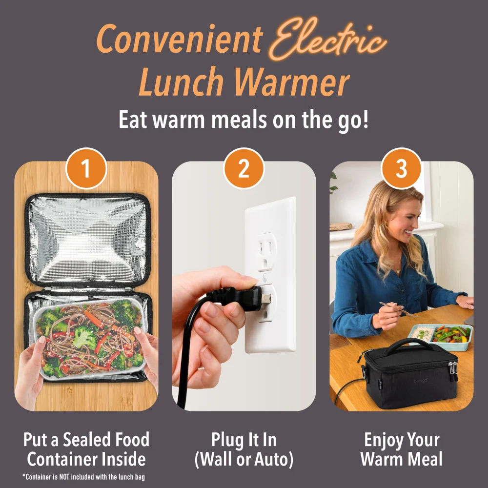 Bentgo Heat Electric Lunch Bag - Sand - Image 18