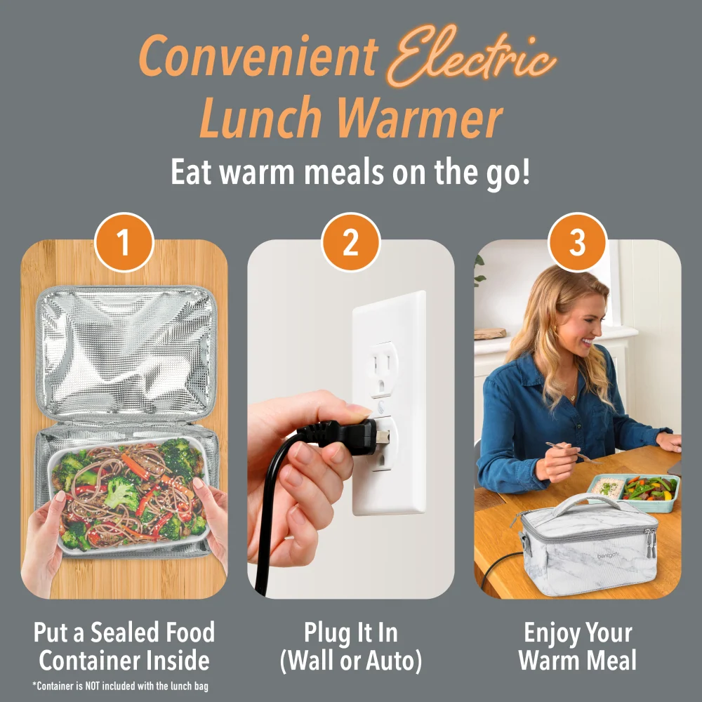 Bentgo Heat Electric Lunch Bag - Sand - Image 2