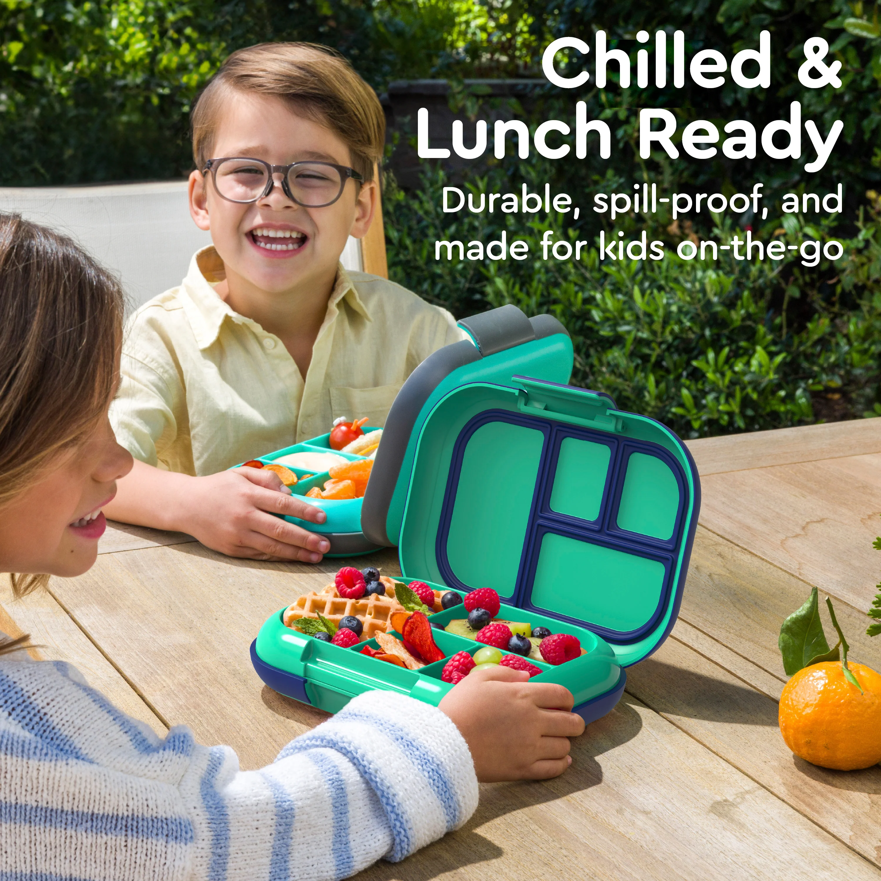 Bentgo Chill Kids Lunch Box (2-Pack) - Red/Royal - Image 5