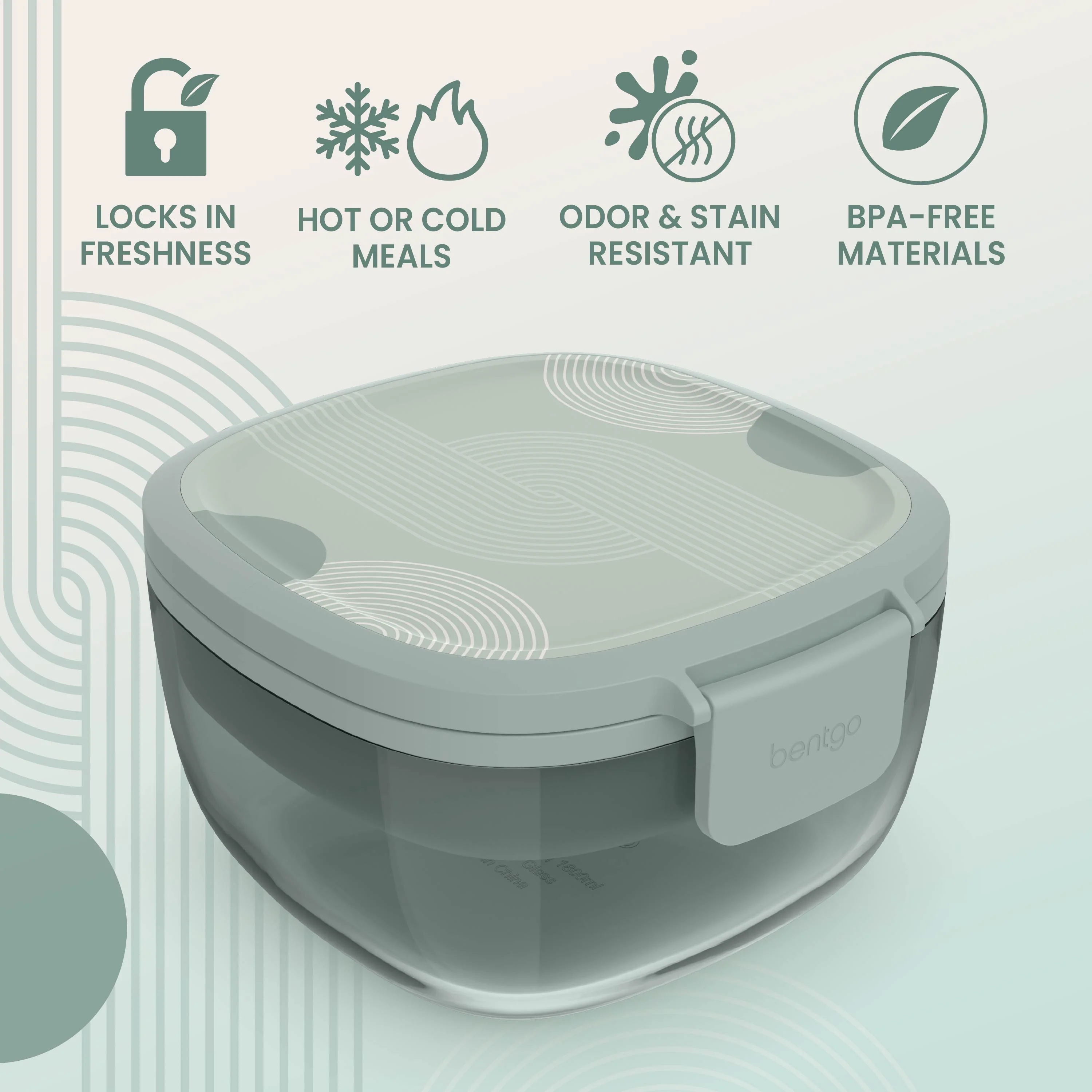 Bentgo Glass Prints All-in-One Salad Container - Image 31