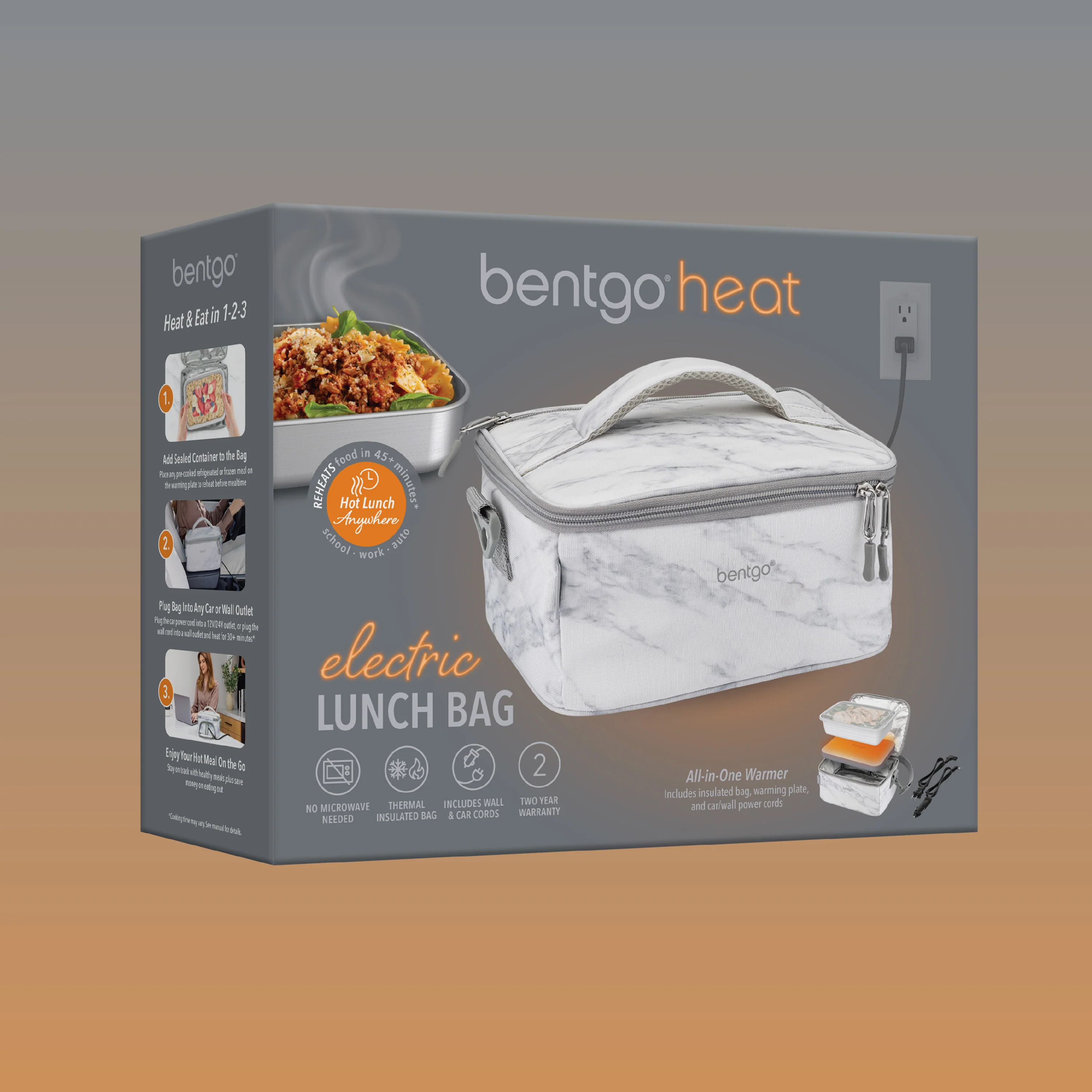 Bentgo Heat Electric Lunch Bag - Sand - Image 8