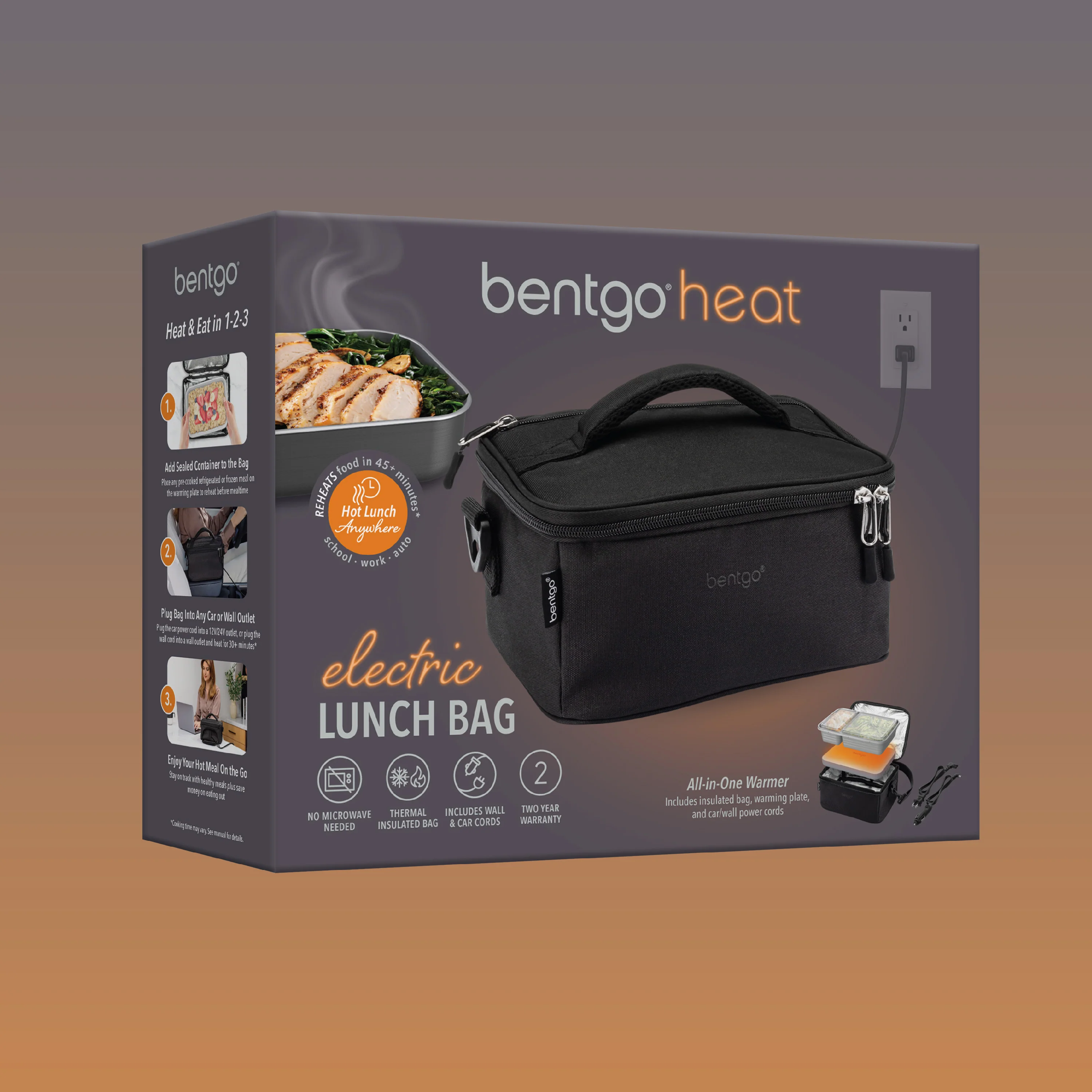 Bentgo Heat Electric Lunch Bag - Sand - Image 24