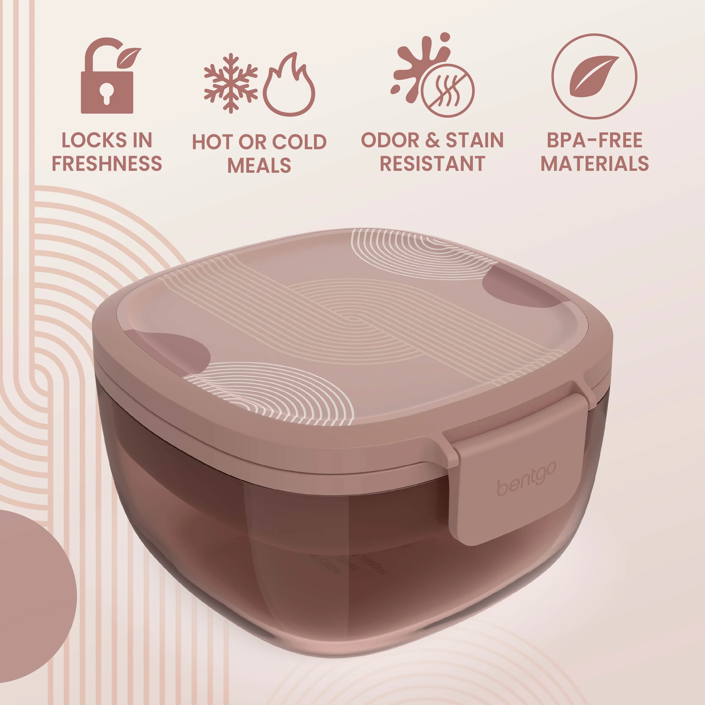 Bentgo Glass Prints All-in-One Salad Container - Image 38