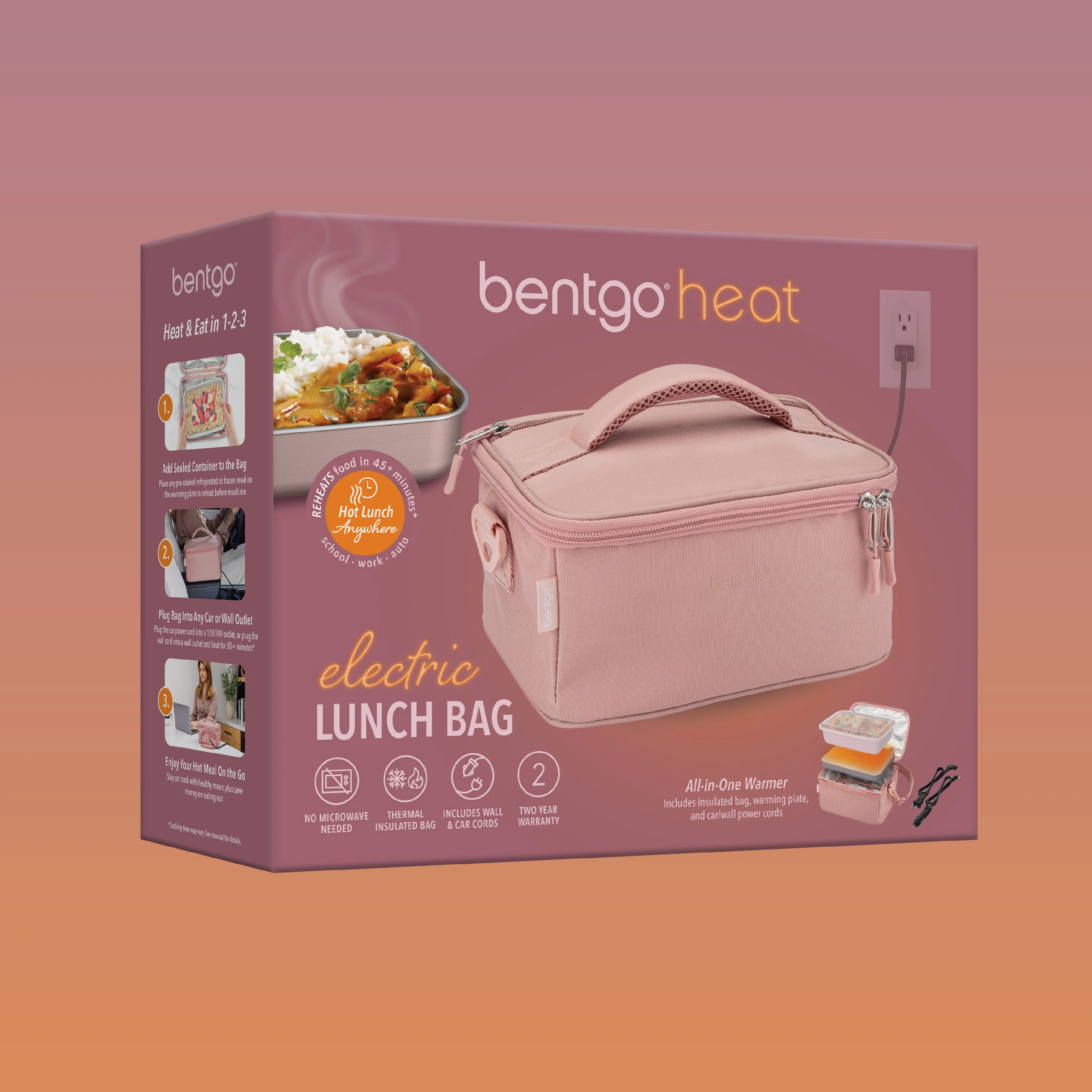 Bentgo Heat Electric Lunch Bag - Sand - Image 32