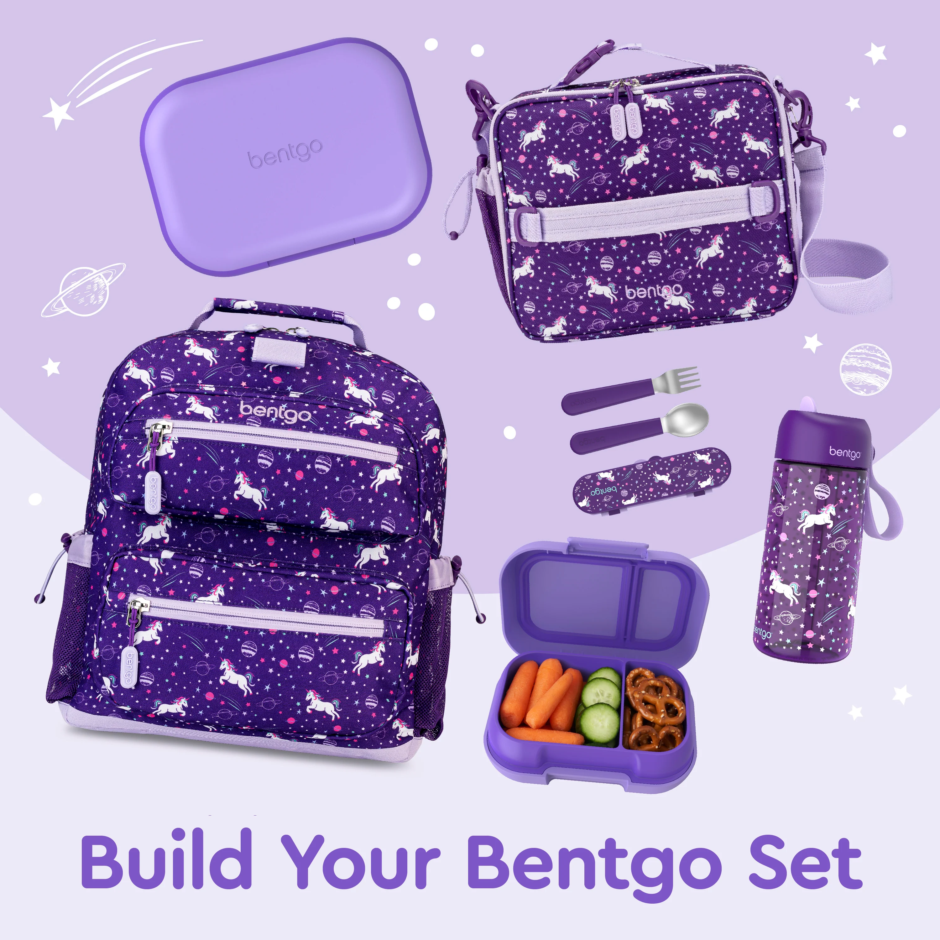 Bentgo Chill Kids Lunch Box (2-Pack) - Red/Royal - Image 36