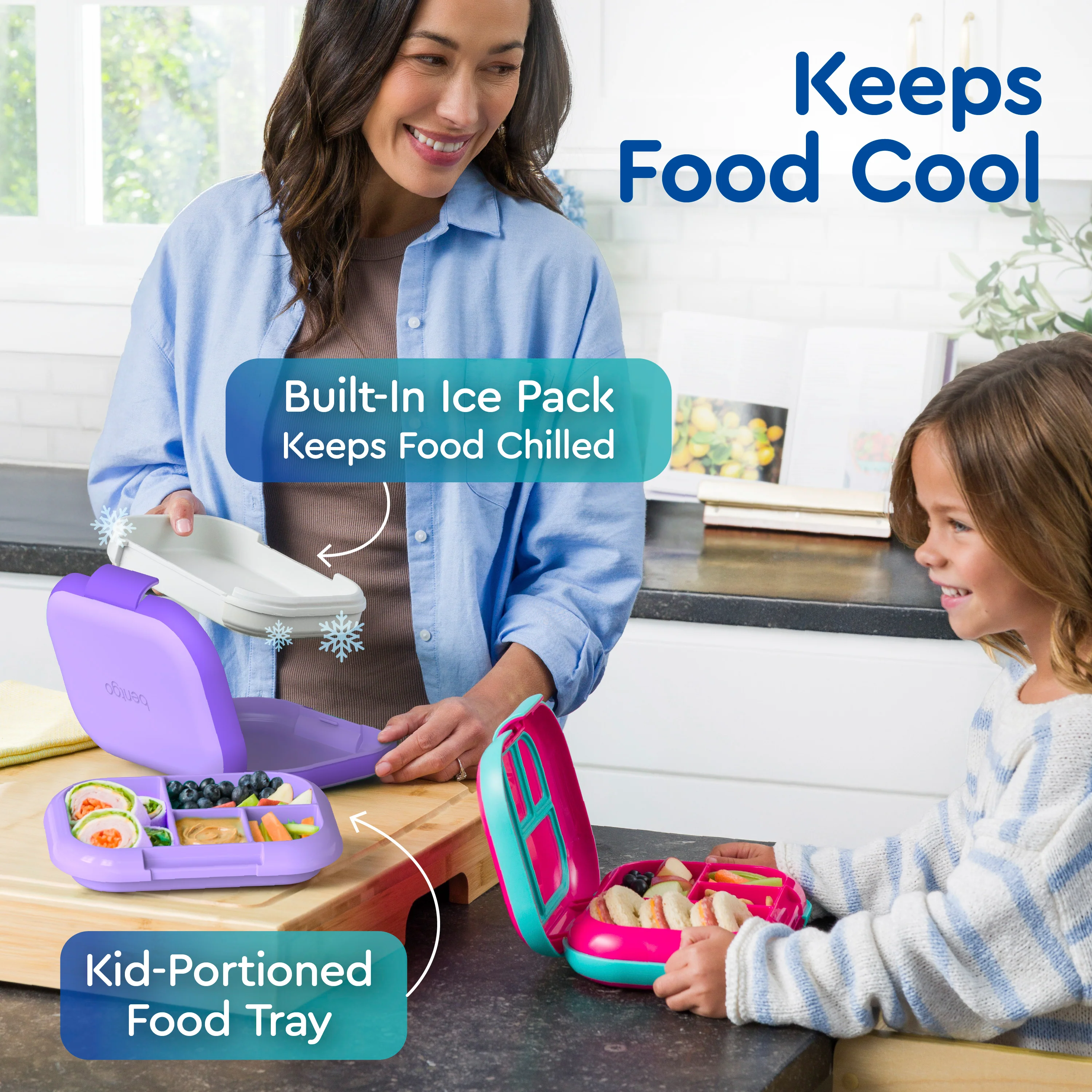 Bentgo Chill Kids Lunch Box (2-Pack) - Red/Royal - Image 30