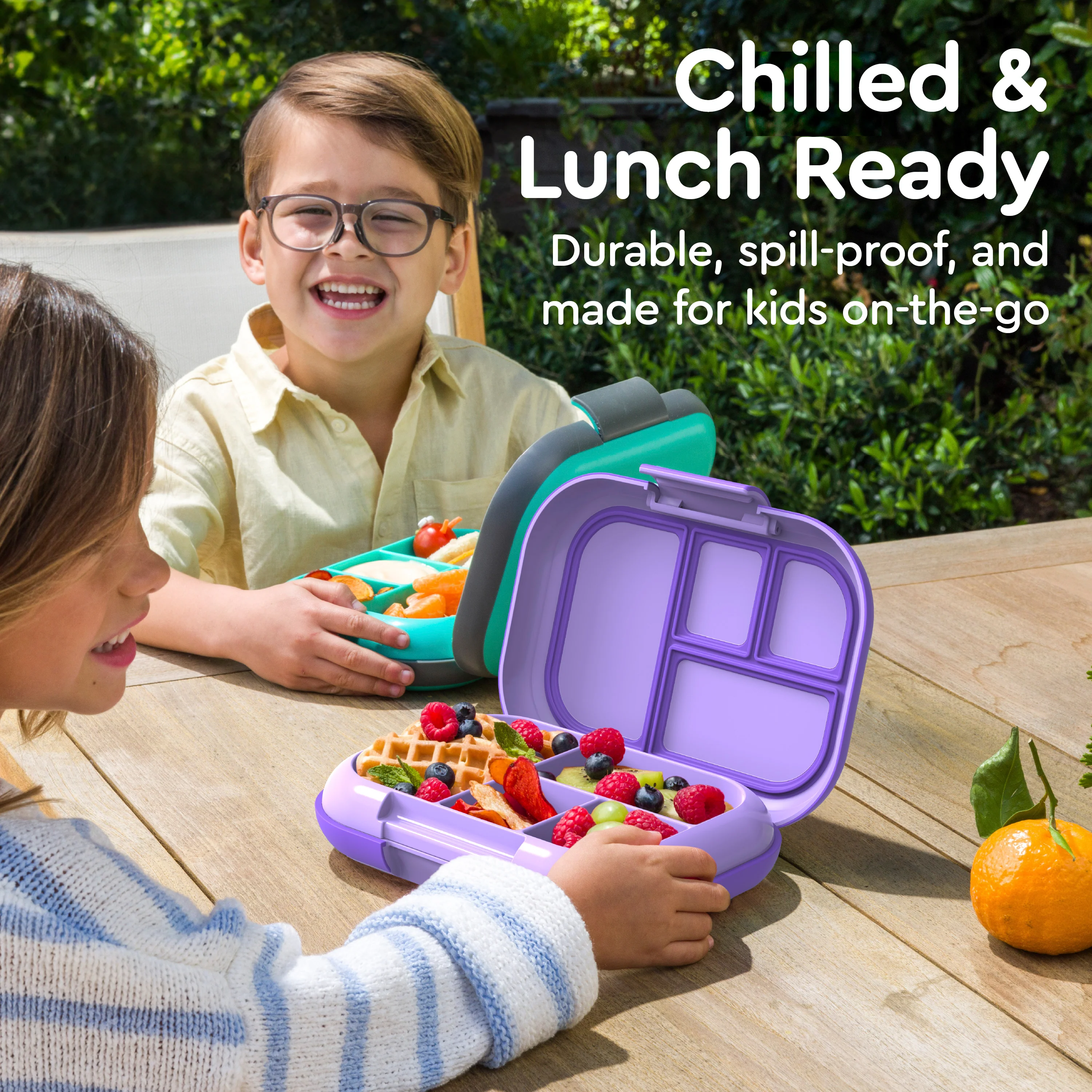 Bentgo Chill Kids Lunch Box (2-Pack) - Red/Royal - Image 32