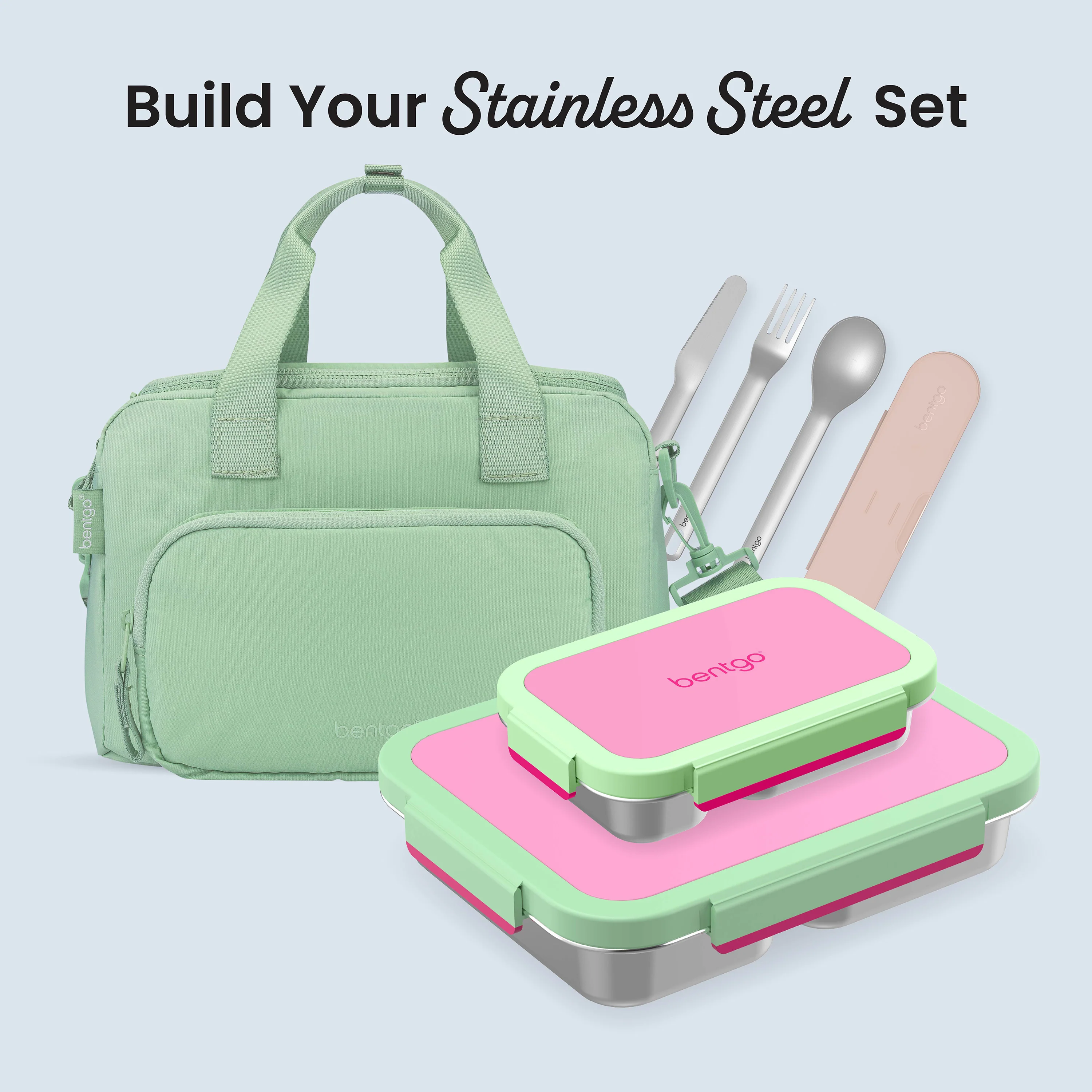 Bentgo Stainless Steel Snack Box - Strawberry - Image 15